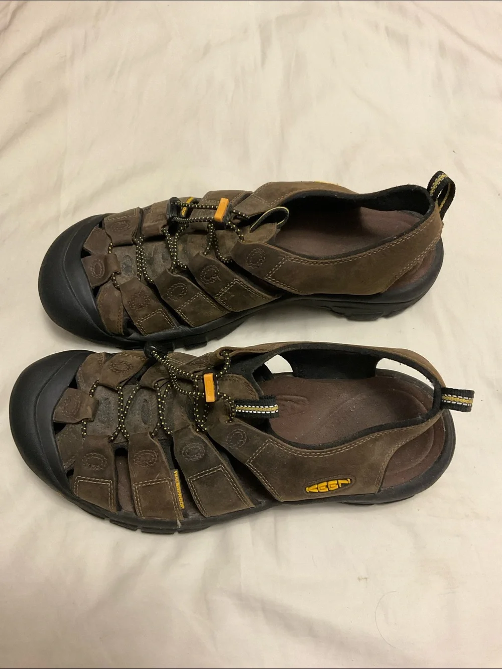 Keen Newport Brown Men's Closed-Toe Outdoor Sandals 12